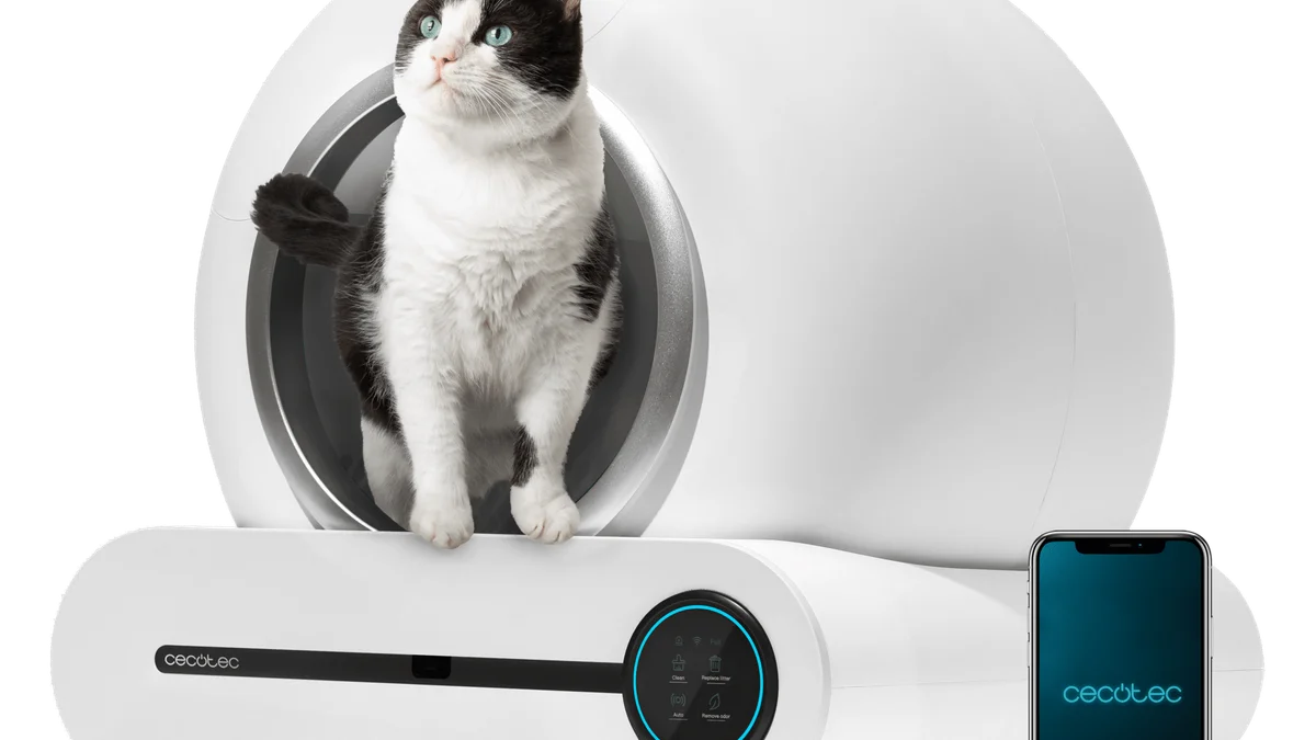 Cecotec Arenero con autolimpieza Pumba 8500 CleanKitty Smart