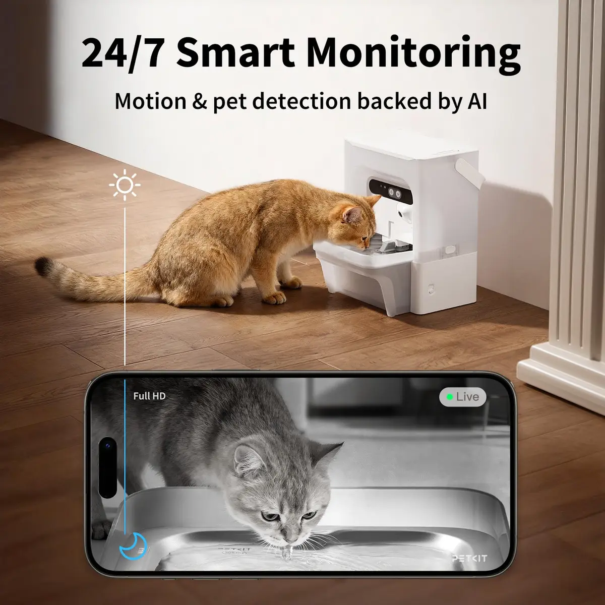 PETKIT EVERSWEET Fuente Automática para Gatos 1,85L foto 3