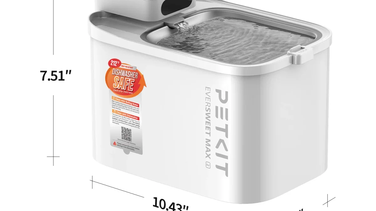 PETKIT EVERSWEET MAX 2 UVC Fuente de Agua Inalámbrica para Gatos 3L foto 2