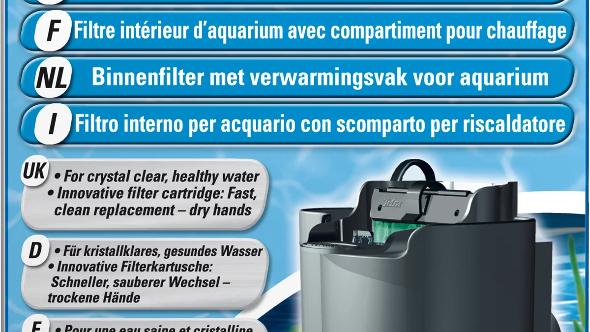 Tetra EasyCrystal FilterBox 300 Filtro Interior de Acuario