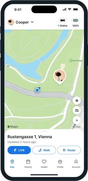 Tractive GPS DOG 6 (2025 Edition) — Black foto 2