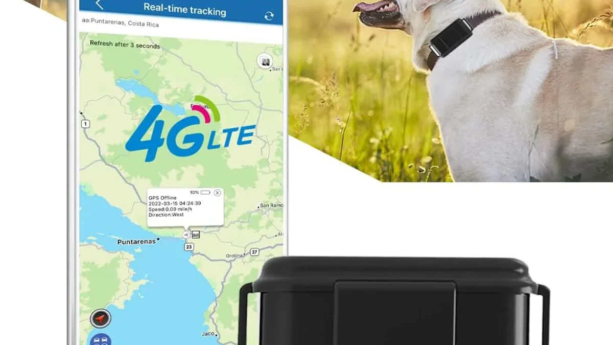 WINNES TK919Pro 4G GPS Tracker Dog Collar